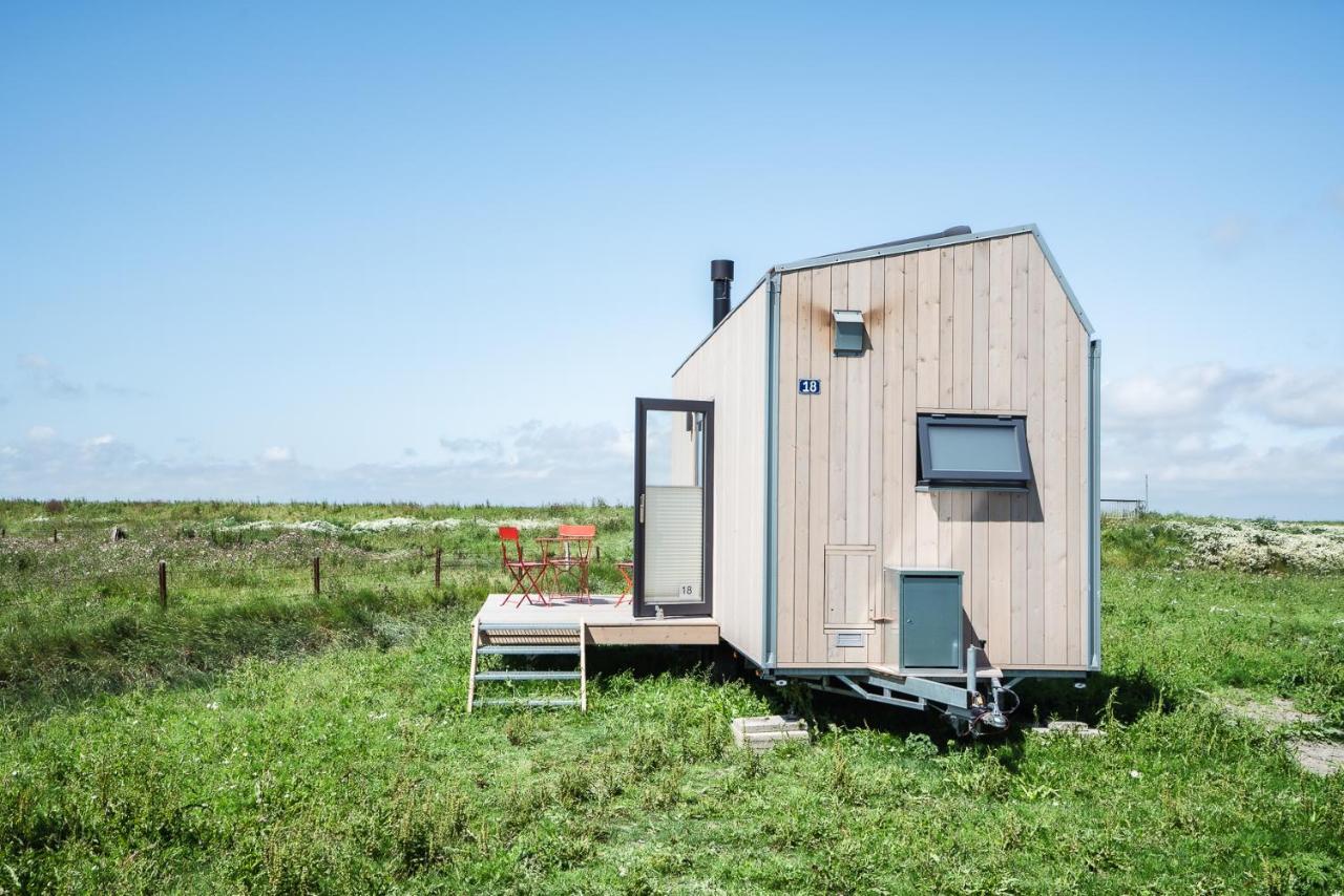 Tiny House Pioneer 18 Zur Meerseite - Green Tiny Village Harlesiel Carolinensiel Bagian luar foto